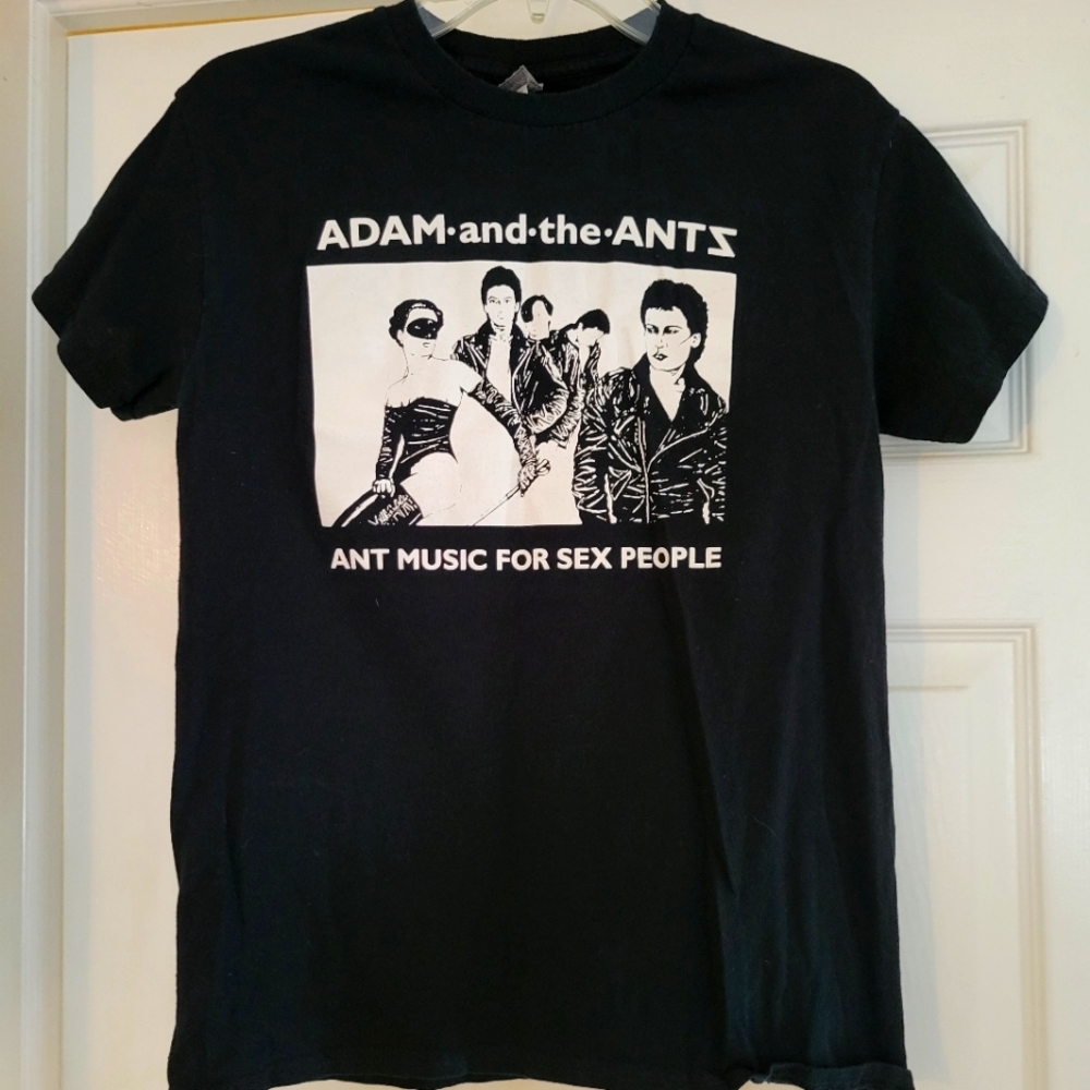New wave 80s Adam Ant punk shirt